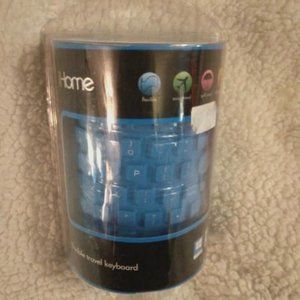 iHome Flexible Travel Keyboard-Blue, Never Used